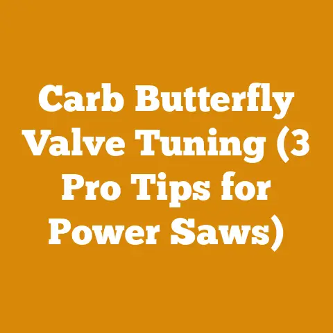 Carb Butterfly Valve Tuning (3 Pro Tips for Power Saws)