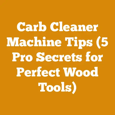 Carb Cleaner Machine Tips (5 Pro Secrets for Perfect Wood Tools)