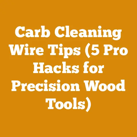 Carb Cleaning Wire Tips (5 Pro Hacks for Precision Wood Tools)