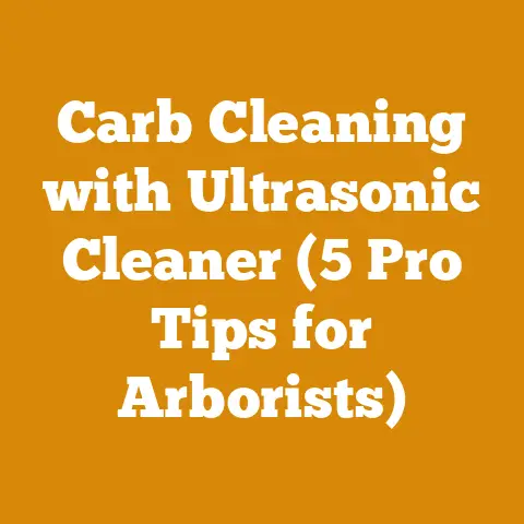 Carb Cleaning with Ultrasonic Cleaner (5 Pro Tips for Arborists)