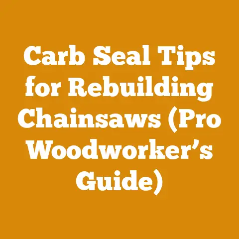 Carb Seal Tips for Rebuilding Chainsaws (Pro Woodworker’s Guide)