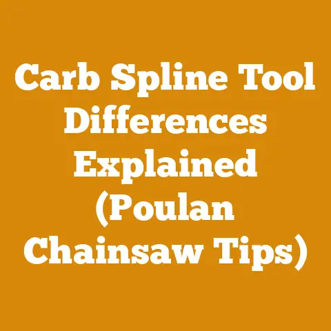 Carb Spline Tool Differences Explained (Poulan Chainsaw Tips)