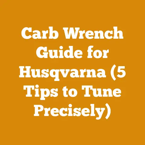 Carb Wrench Guide for Husqvarna (5 Tips to Tune Precisely)