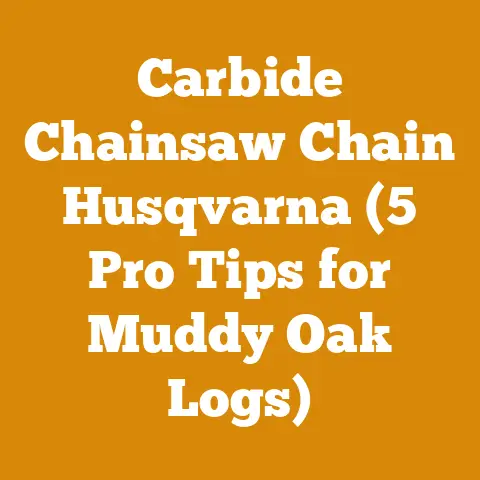 Carbide Chainsaw Chain Husqvarna (5 Pro Tips for Muddy Oak Logs)
