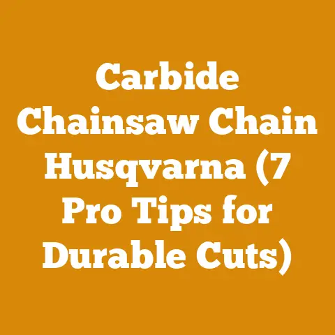 Carbide Chainsaw Chain Husqvarna (7 Pro Tips for Durable Cuts)