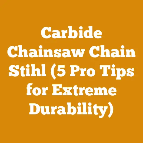Carbide Chainsaw Chain Stihl (5 Pro Tips for Extreme Durability)