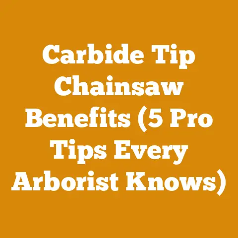 Carbide Tip Chainsaw Benefits (5 Pro Tips Every Arborist Knows)