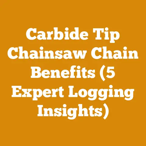 Carbide Tip Chainsaw Chain Benefits (5 Expert Logging Insights)