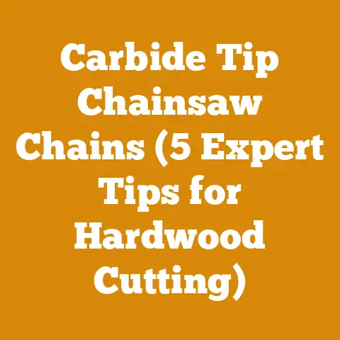 Carbide Tip Chainsaw Chains (5 Expert Tips for Hardwood Cutting)