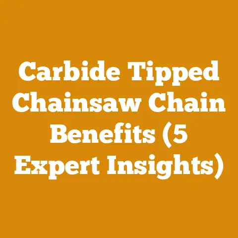 Carbide Tipped Chainsaw Chain Benefits (5 Expert Insights)