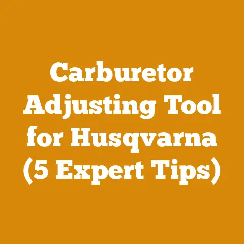 Carburetor Adjusting Tool for Husqvarna (5 Expert Tips)