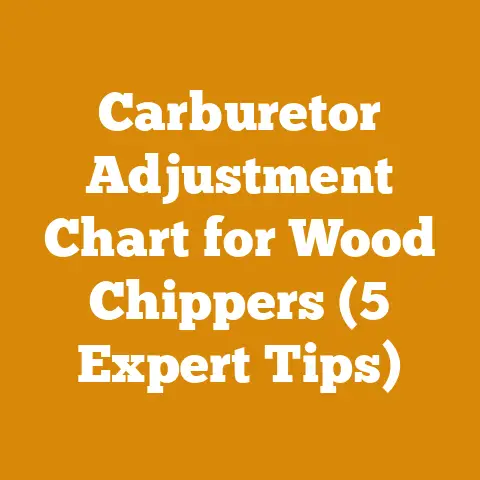 Carburetor Adjustment Chart for Wood Chippers (5 Expert Tips)