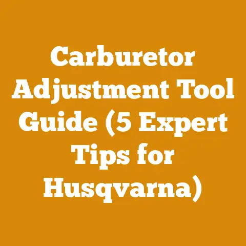 Carburetor Adjustment Tool Guide (5 Expert Tips for Husqvarna)