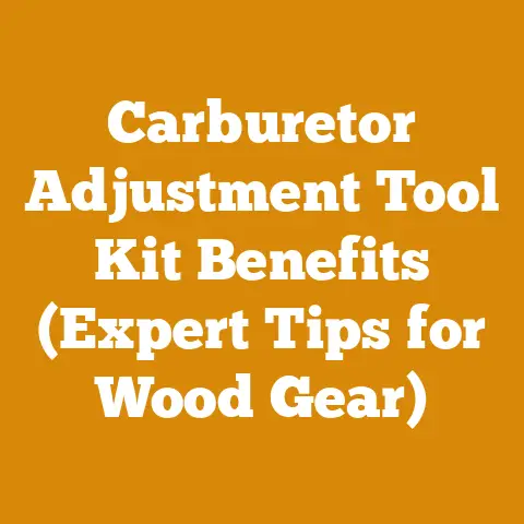 Carburetor Adjustment Tool Kit Benefits (Expert Tips for Wood Gear)