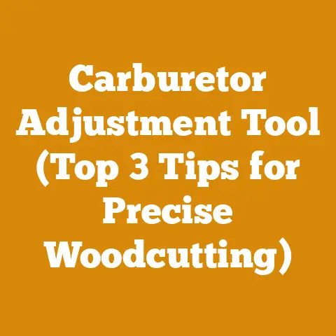 Carburetor Adjustment Tool (Top 3 Tips for Precise Woodcutting)