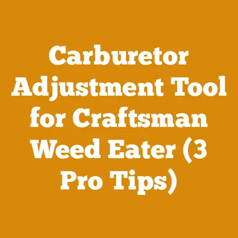 Carburetor Adjustment Tool for Craftsman Weed Eater (3 Pro Tips)