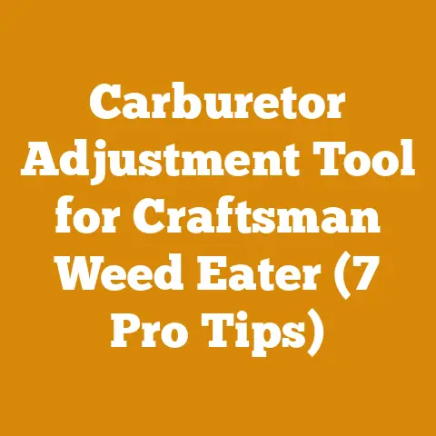 Carburetor Adjustment Tool for Craftsman Weed Eater (7 Pro Tips)