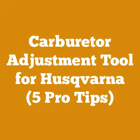 Carburetor Adjustment Tool for Husqvarna (5 Pro Tips)