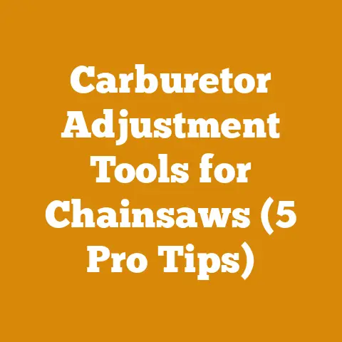 Carburetor Adjustment Tools for Chainsaws (5 Pro Tips)
