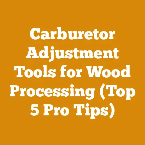 Carburetor Adjustment Tools for Wood Processing (Top 5 Pro Tips)