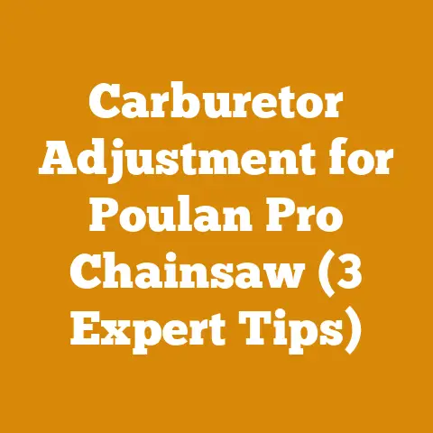 Carburetor Adjustment for Poulan Pro Chainsaw (3 Expert Tips)
