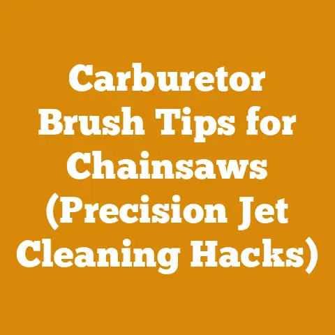 Carburetor Brush Tips for Chainsaws (Precision Jet Cleaning Hacks)