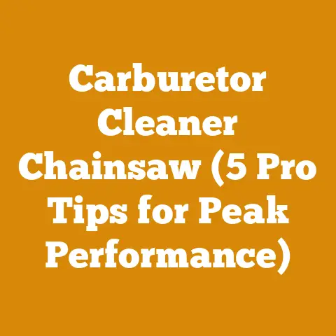 Carburetor Cleaner Chainsaw (5 Pro Tips for Peak Performance)