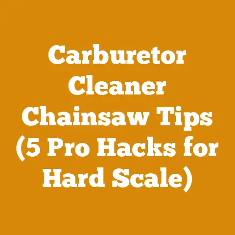Carburetor Cleaner Chainsaw Tips (5 Pro Hacks for Hard Scale)
