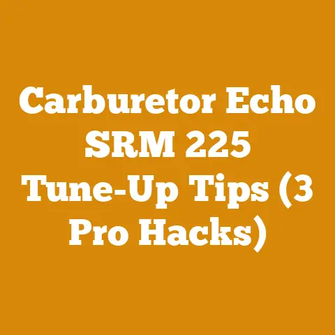 Carburetor Echo SRM 225 Tune-Up Tips (3 Pro Hacks)