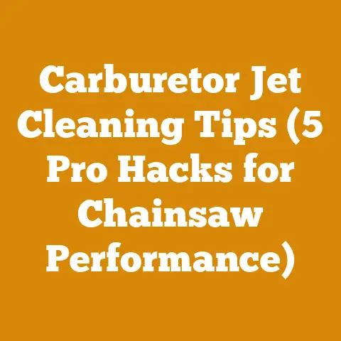 Carburetor Jet Cleaning Tips (5 Pro Hacks for Chainsaw Performance)