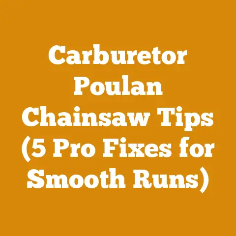 Carburetor Poulan Chainsaw Tips (5 Pro Fixes for Smooth Runs)