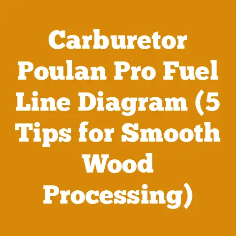 Carburetor Poulan Pro Fuel Line Diagram (5 Tips for Smooth Wood Processing)