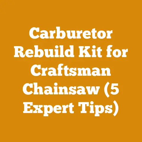Carburetor Rebuild Kit for Craftsman Chainsaw (5 Expert Tips)