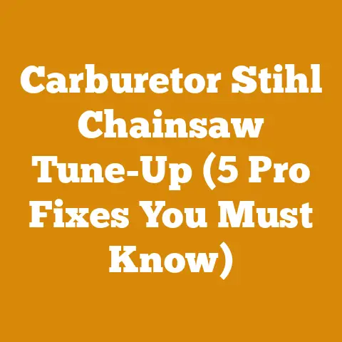 Carburetor Stihl Chainsaw Tune-Up (5 Pro Fixes You Must Know)
