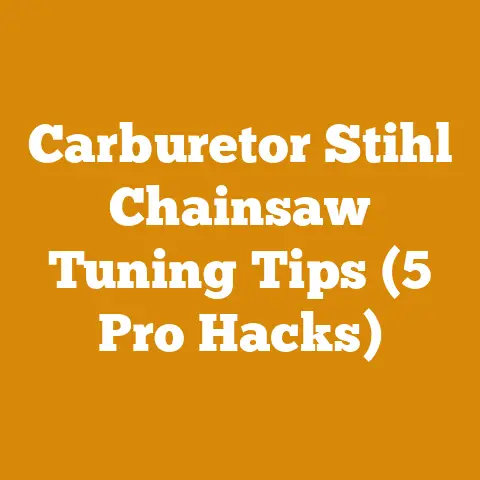 Carburetor Stihl Chainsaw Tuning Tips (5 Pro Hacks)