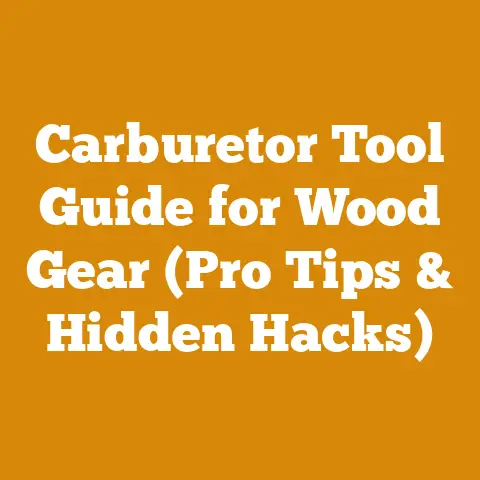 Carburetor Tool Guide for Wood Gear (Pro Tips & Hidden Hacks)