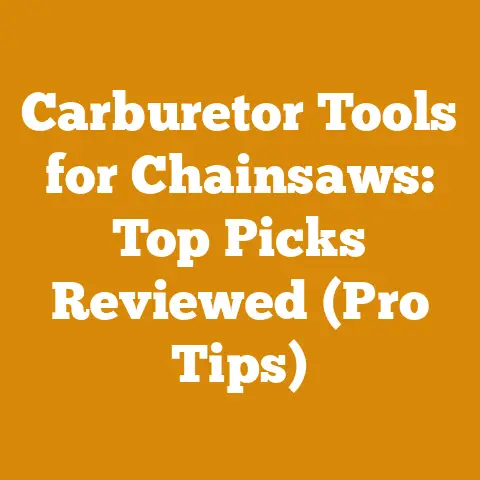 Carburetor Tools for Chainsaws: Top Picks Reviewed (Pro Tips)