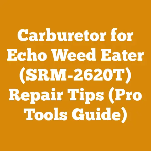 Carburetor for Echo Weed Eater (SRM-2620T) Repair Tips (Pro Tools Guide)