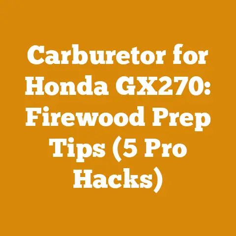 Carburetor for Honda GX270: Firewood Prep Tips (5 Pro Hacks)