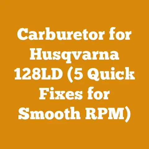 Carburetor for Husqvarna 128LD (5 Quick Fixes for Smooth RPM)