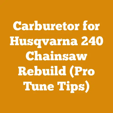 Carburetor for Husqvarna 240 Chainsaw Rebuild (Pro Tune Tips)