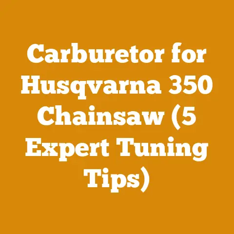 Carburetor for Husqvarna 350 Chainsaw (5 Expert Tuning Tips)