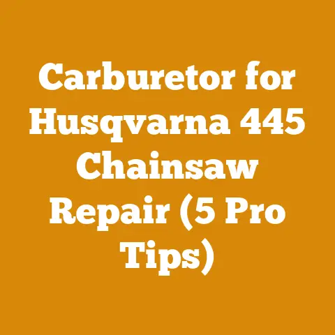 Carburetor for Husqvarna 445 Chainsaw Repair (5 Pro Tips)
