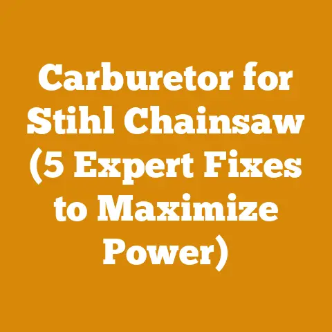 Carburetor for Stihl Chainsaw (5 Expert Fixes to Maximize Power)