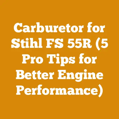 Carburetor for Stihl FS 55R (5 Pro Tips for Better Engine Performance)