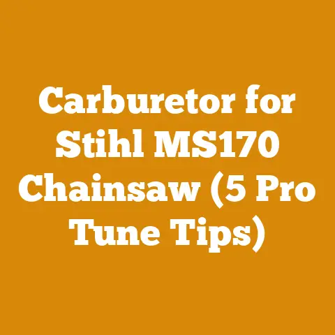Carburetor for Stihl MS170 Chainsaw (5 Pro Tune Tips)