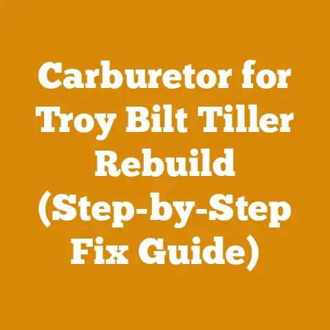 Carburetor for Troy Bilt Tiller Rebuild (Step-by-Step Fix Guide)