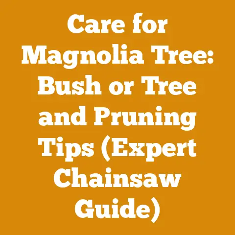 Care for Magnolia Tree: Bush or Tree and Pruning Tips (Expert Chainsaw Guide)