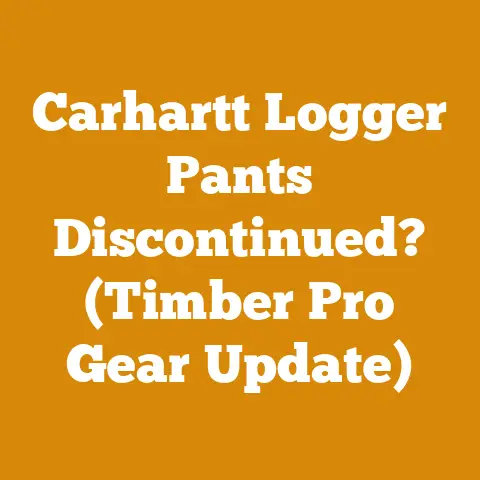 Carhartt Logger Pants Discontinued? (Timber Pro Gear Update)