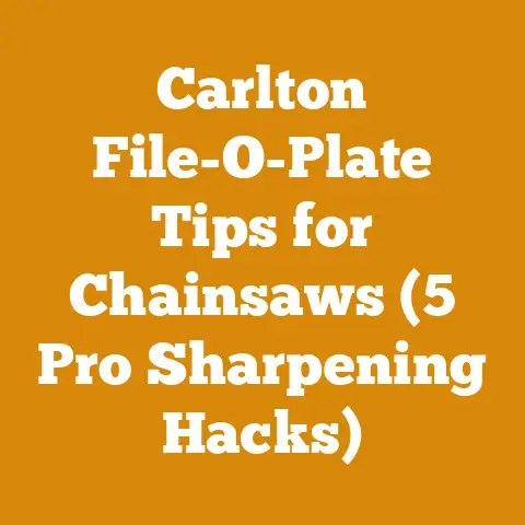 Carlton File-O-Plate Tips for Chainsaws (5 Pro Sharpening Hacks)